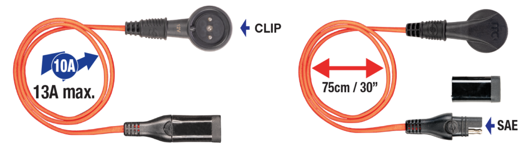 Adattatore 12V MagCode OptiMate O-97C12 | Clip Magnetica SAE Con Protezione Antipioggia E Resistenza A -40°C